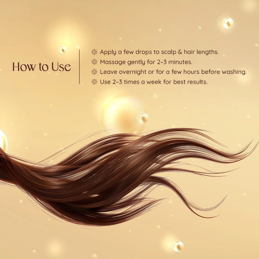 HEXA Organic Rudrapushpa Hair Serum – With Rosemary, Shikakai, Methi, Kalonji, Hibiscus, Lemon Peel, Rice Water & Amla | Reduces Hair Fall, Boosts Regrowth, Strengthens Roots, Controls Dandruff & Adds Shine | 50 ml