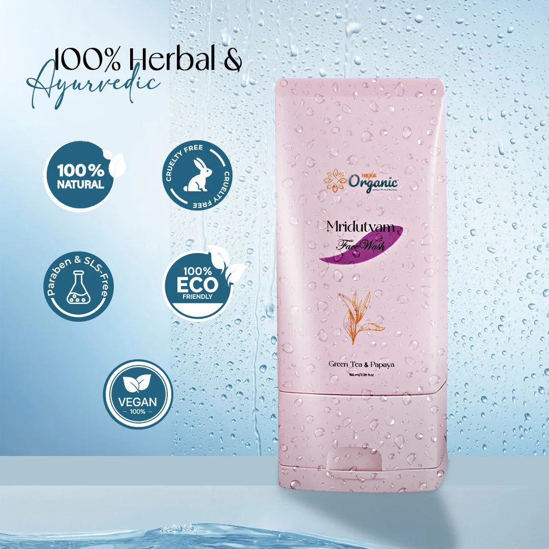 Hexa Organic Face Wash with Papaya & Neem β 100 ml