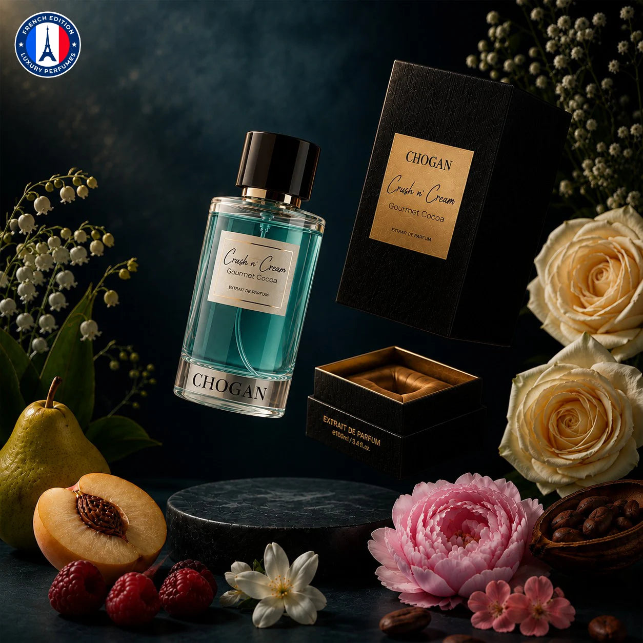 Chogan Crush n' Cream Unisex Extrait de Parfum 50ml & 100ml | Sweet Gourmand Fragrance