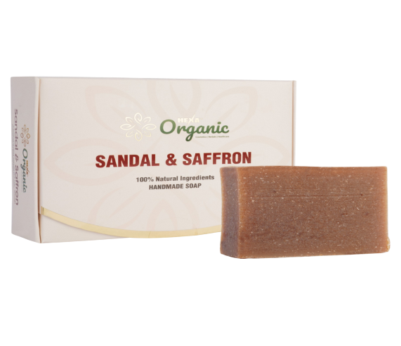 HEXA Organic Handmade Herbal Soap – Sandal & Saffron