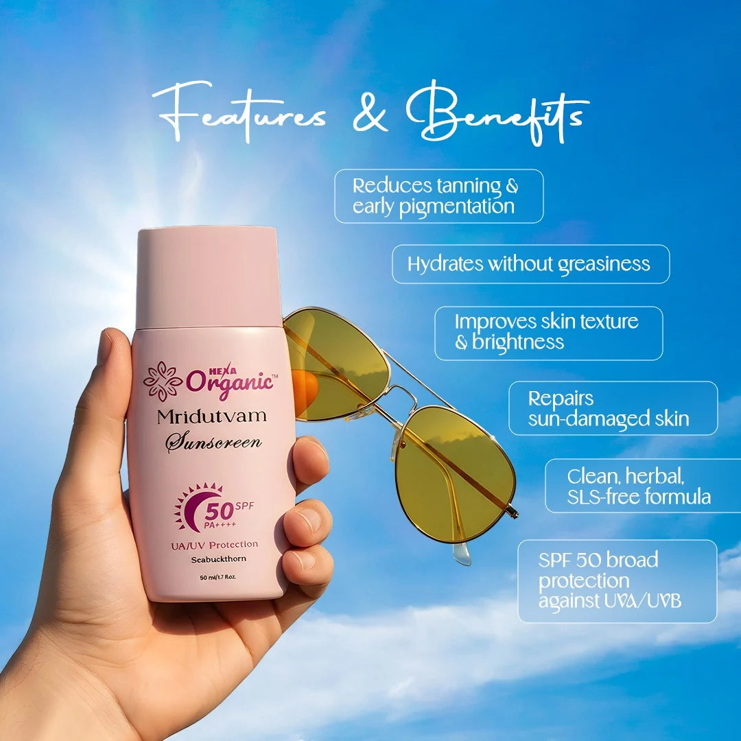 Hexa Organic Daily Protection Cream with Seabuckthorn & Carrot Oil – 50 ml