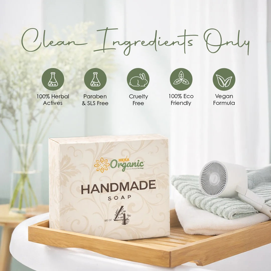 Premium Soap Combo Set – All 4 Variants | 100g × 4