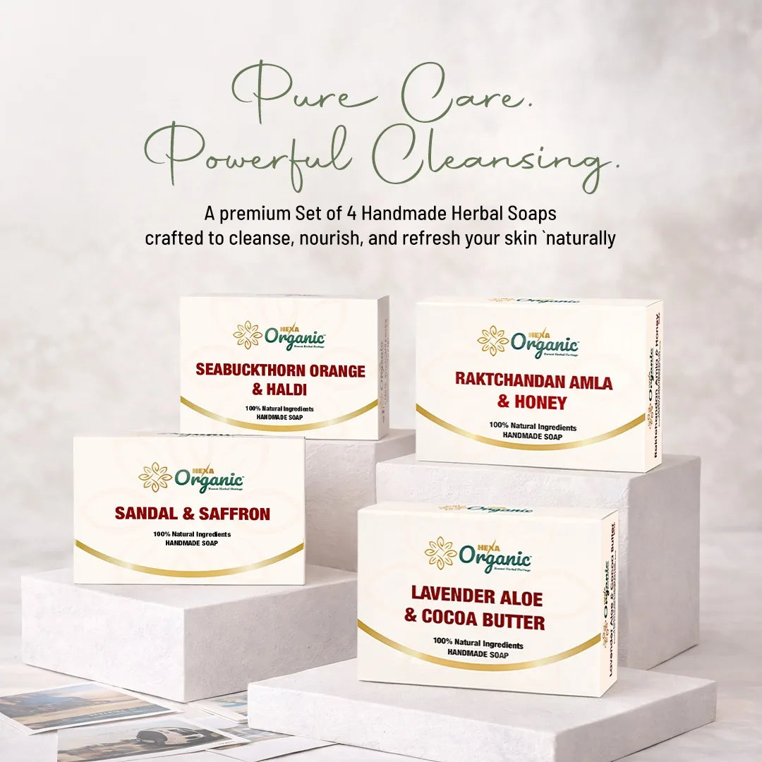 Premium Soap Combo Set – All 4 Variants | 100g × 4