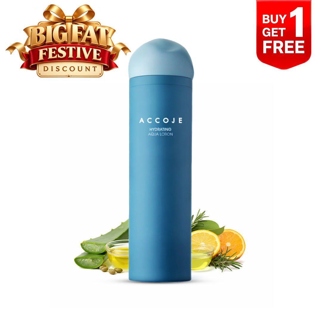 ACCOJE Hydrating Aqua Lotion – Black Radish & Hyaluronic Acid | Deep Hydration & Skin Care | 130ml