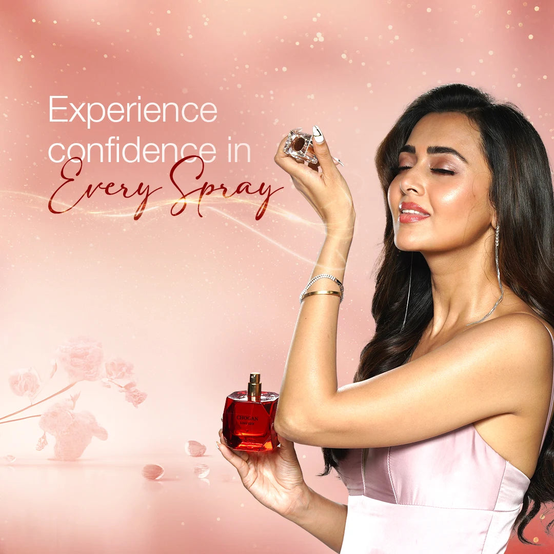 CHOGAN LOST LILY Extrait de Parfum – Citrus & Fruity Opening, Romantic Rose-Jasmine Heart, Soft Musk & Spiced Sandalwood Base | Sweet, Feminine & Long-Lasting Floral Fruity Scent | For Women | 100 ml