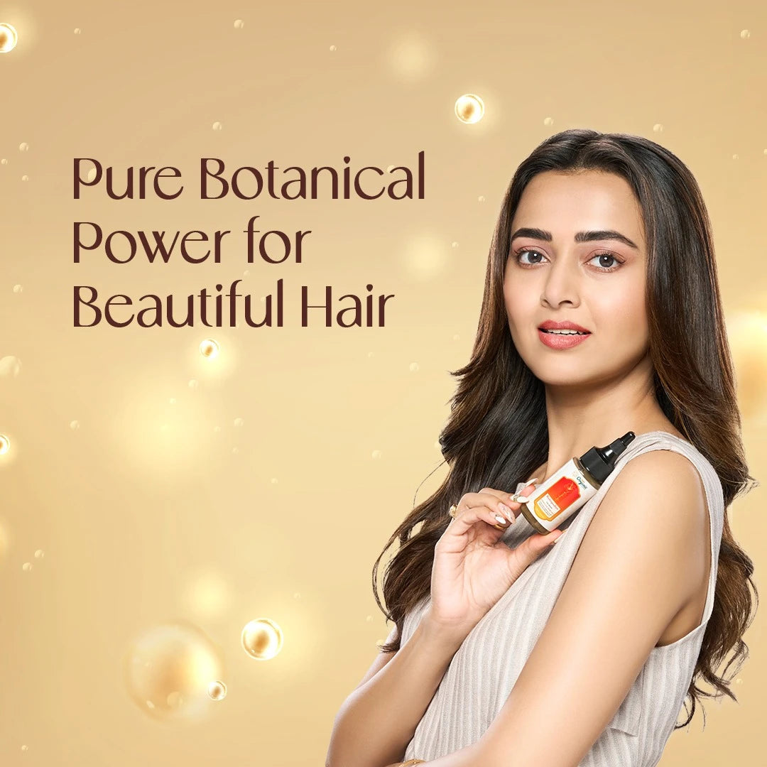 HEXA Organic Rudrapushpa Hair Serum – With Rosemary, Shikakai, Methi, Kalonji, Hibiscus, Lemon Peel, Rice Water & Amla | Reduces Hair Fall, Boosts Regrowth, Strengthens Roots, Controls Dandruff & Adds Shine | 50 ml