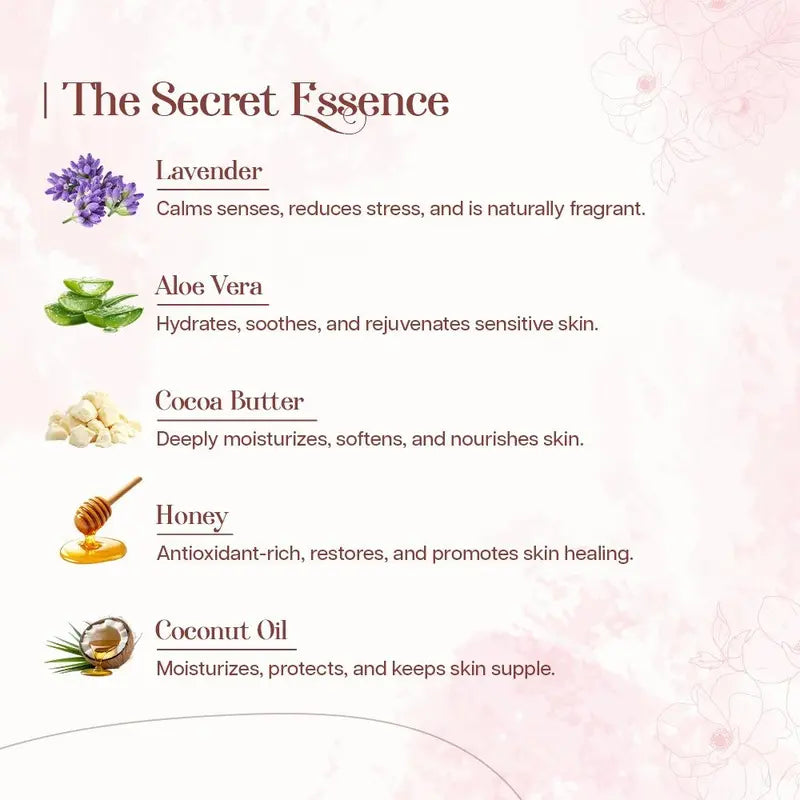 HEXA Organic Handmade Herbal Soap – Lavender, Aloe Vera & Cocoa Butter