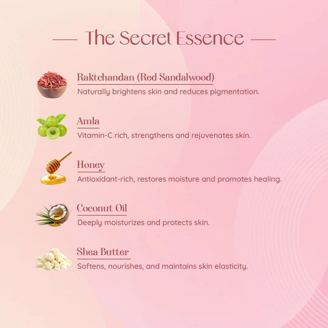 HEXA Organic Handmade Herbal Soap – Raktchandan, Amla & Honey