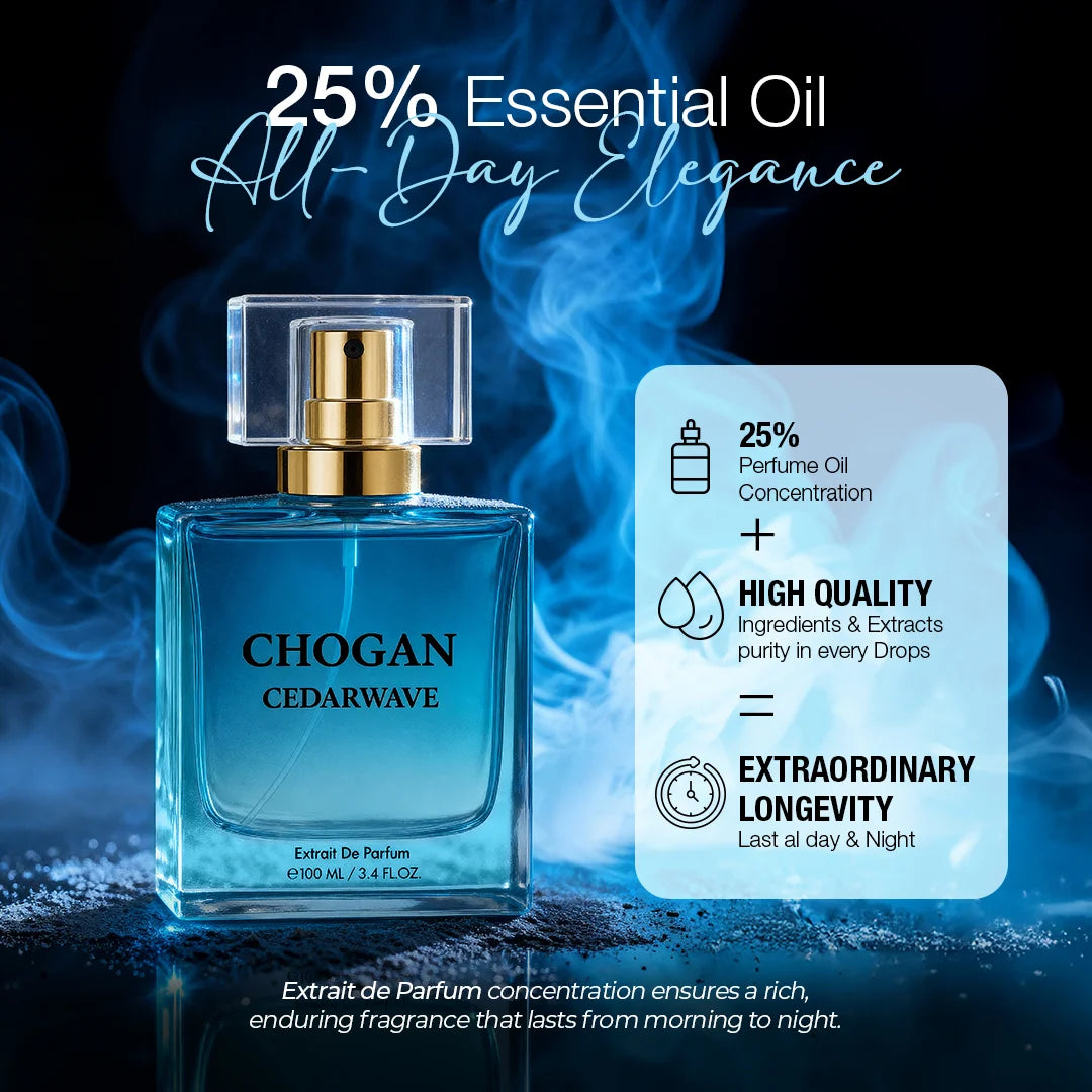 CHOGAN CEDARWAVE – Extrait de Parfum (For Men) – 100 ml