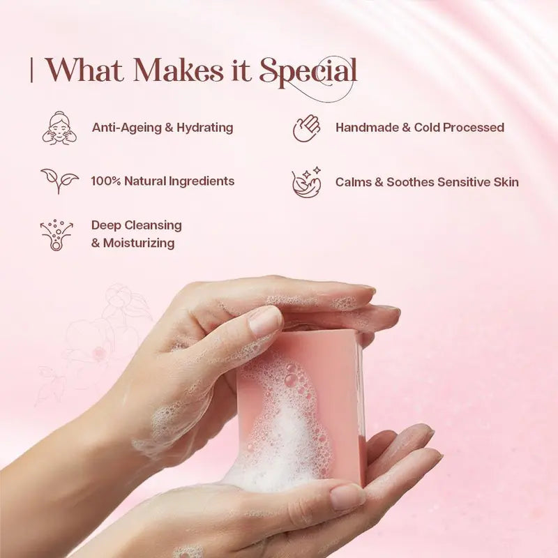 HEXA Organic Handmade Herbal Soap – Lavender, Aloe Vera & Cocoa Butter