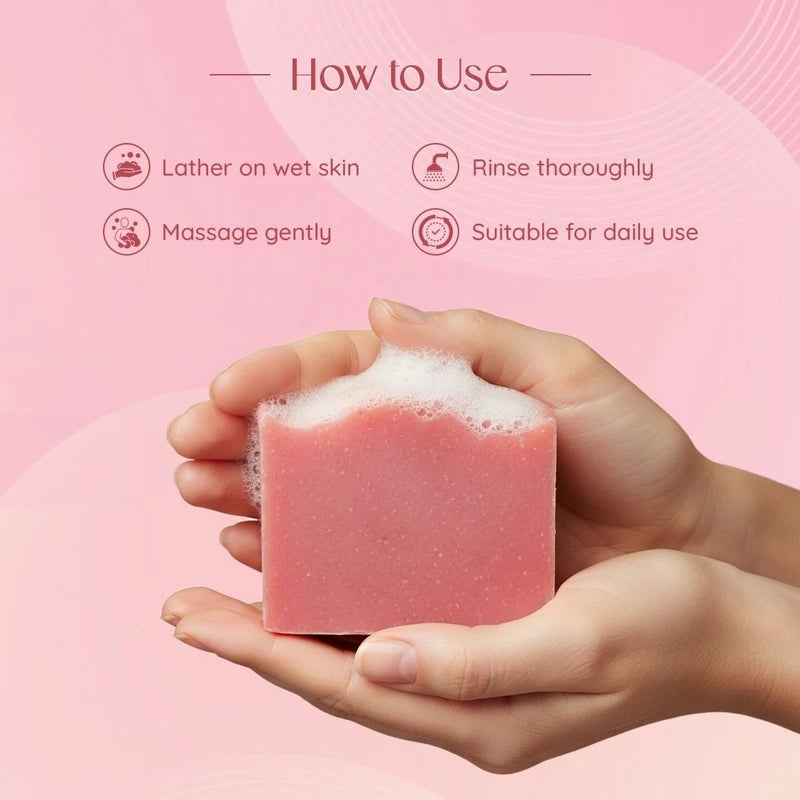 HEXA Organic Handmade Herbal Soap – Lavender, Aloe Vera & Cocoa Butter