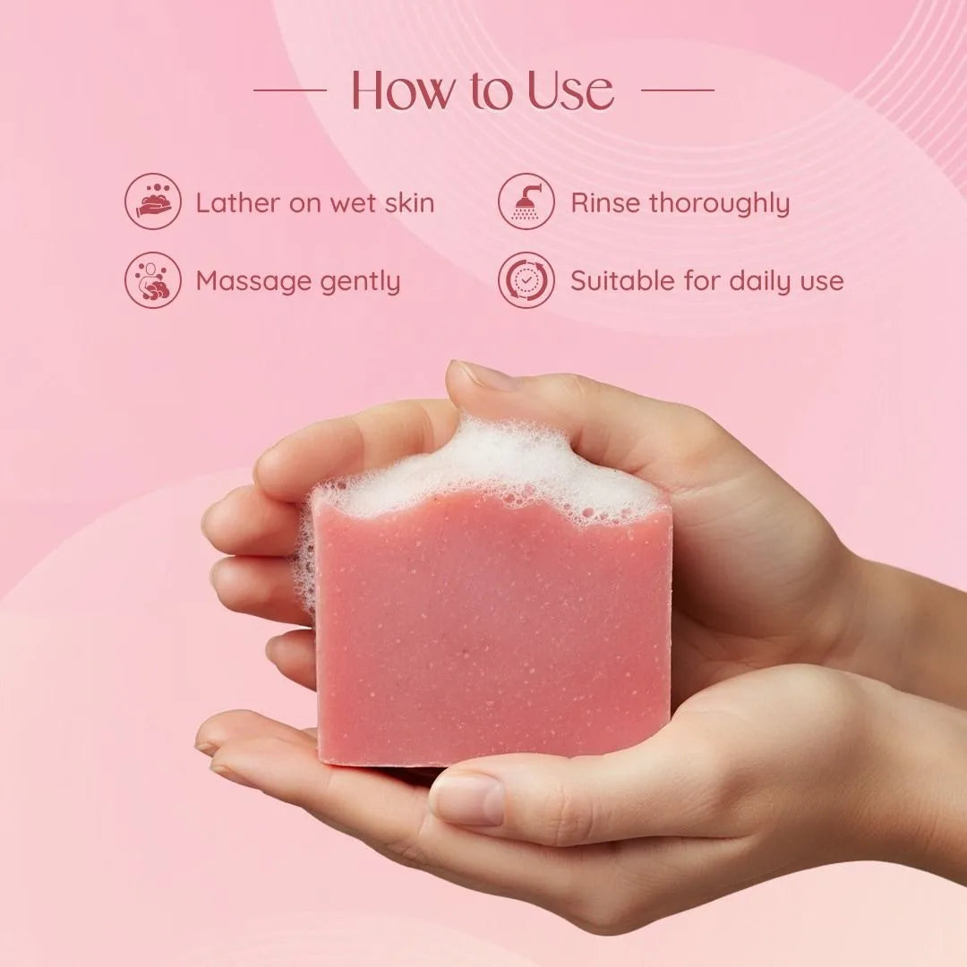 HEXA Organic Handmade Herbal Soap – Raktchandan, Amla & Honey