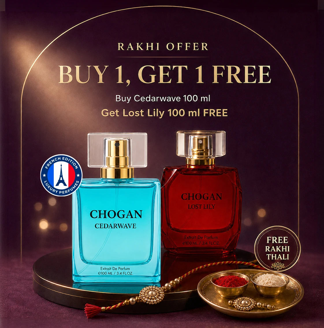 CHOGAN CEDARWAVE – Extrait de Parfum- For Men | 100 ml