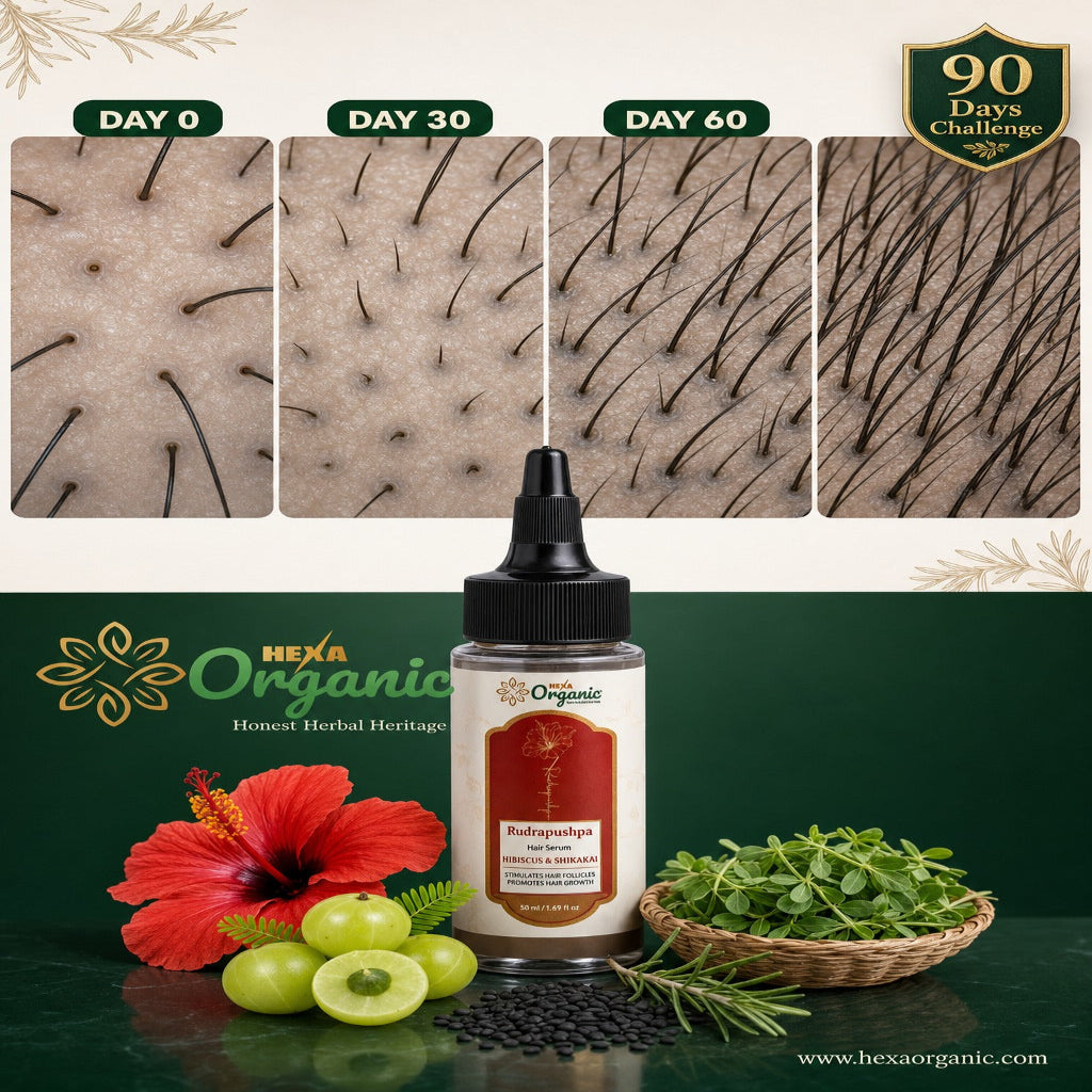 Hexa Organic Hair Serum with Rosemary & Black Seed – 50 ml