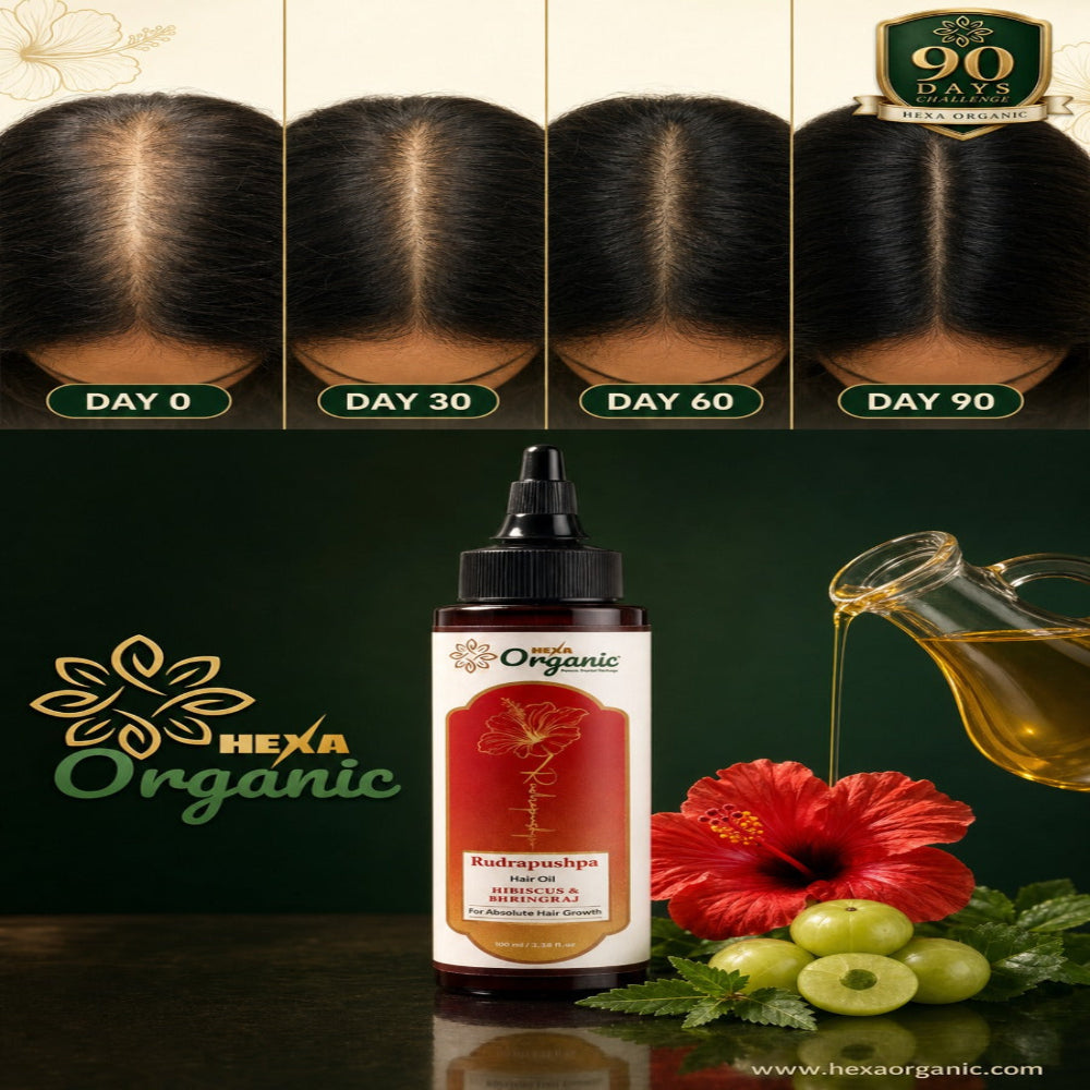 Rudrapushpa Hair Care Combo ( Hair oil + Hair Serum ) 100ml+50ml