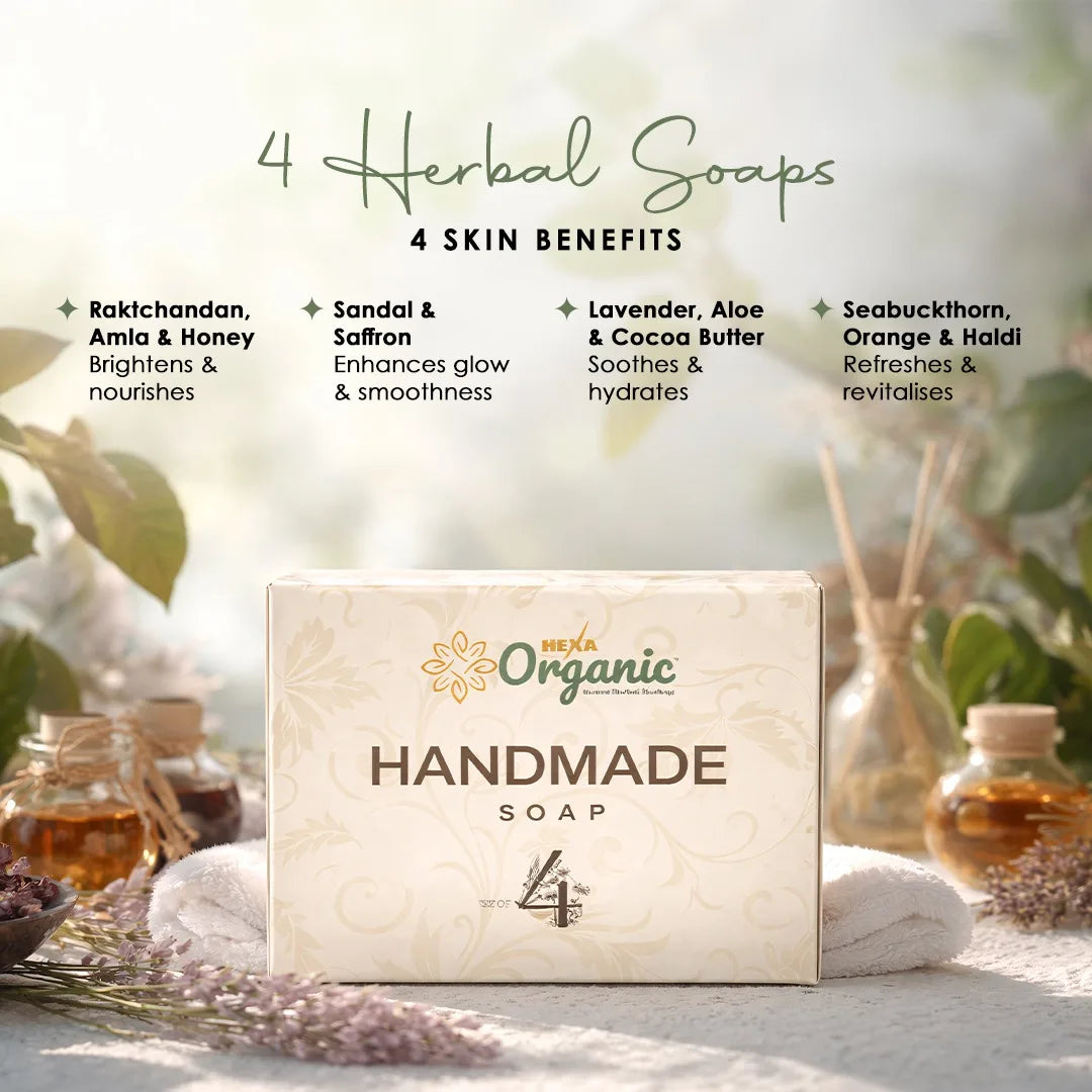 Premium Soap Combo Set – All 4 Variants | 100g × 4